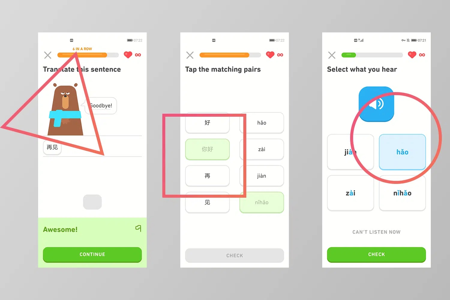 Duolingo là một app trên điện thoại thích hợp cho mọi người, ngay cả trẻ em