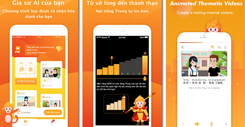 Super Chinese hứa hẹn sẽ đem đến cho người học ở bất kỳ lứa tuổi nào cũng có thể dễ dàng tiếp thu